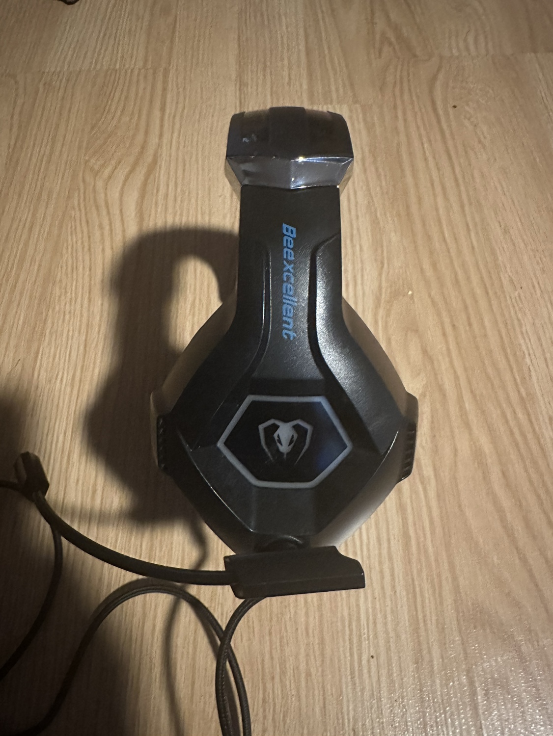 Black and Blue Beexcellent Headphones, Mic, Dual Port Option - photo 5