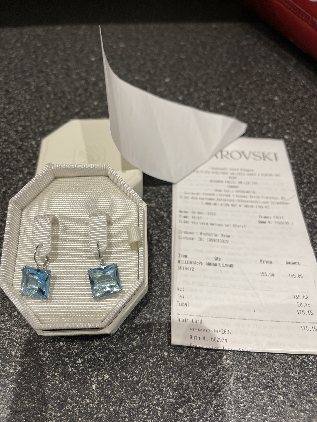 Swarovski earrings