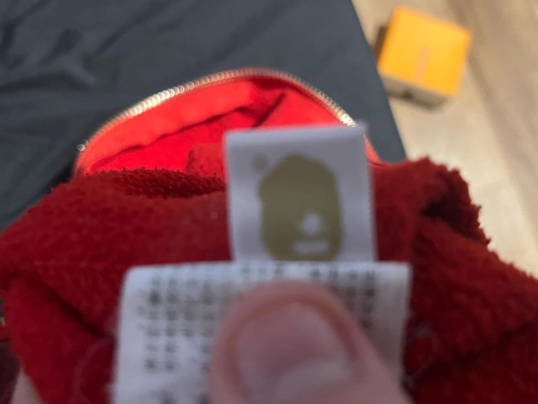red bape hoodie - photo 5