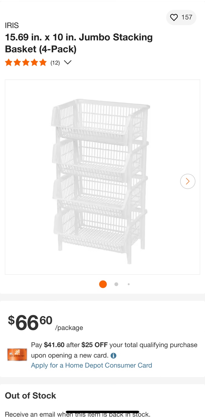 Plastic storage baskets - photo 4
