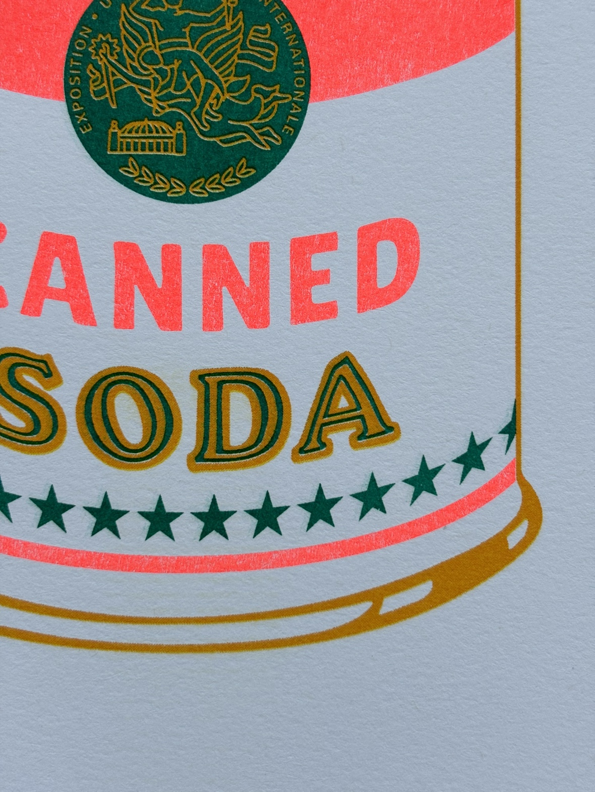 Vintage style popart soda soup can Illustration art print image indicator(2)