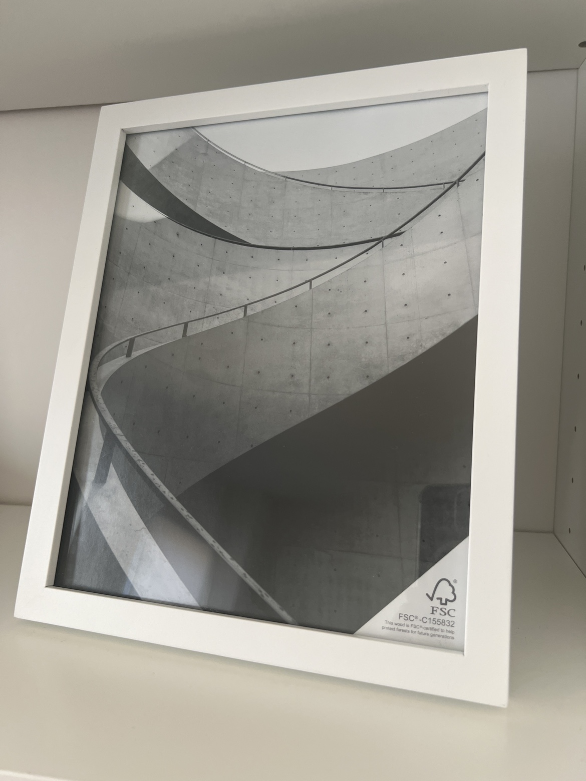 White photo frame