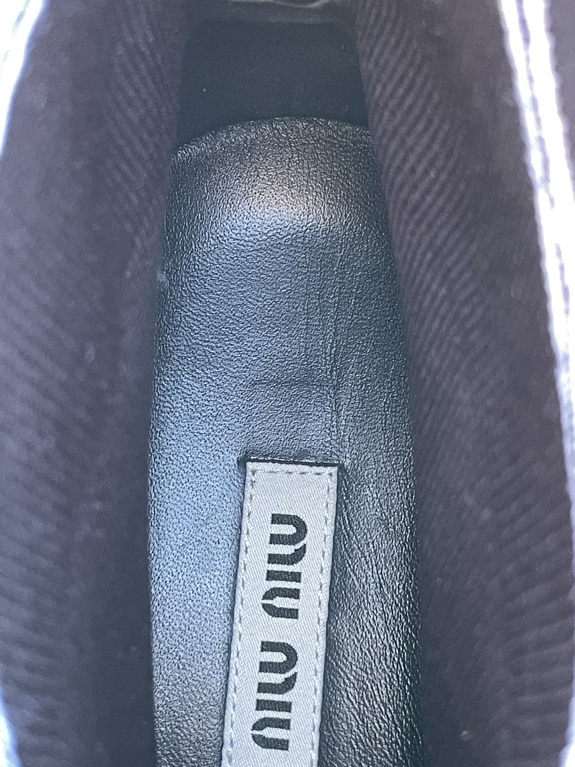 MIU MIU Black Knit Sock Sneakers - photo 5