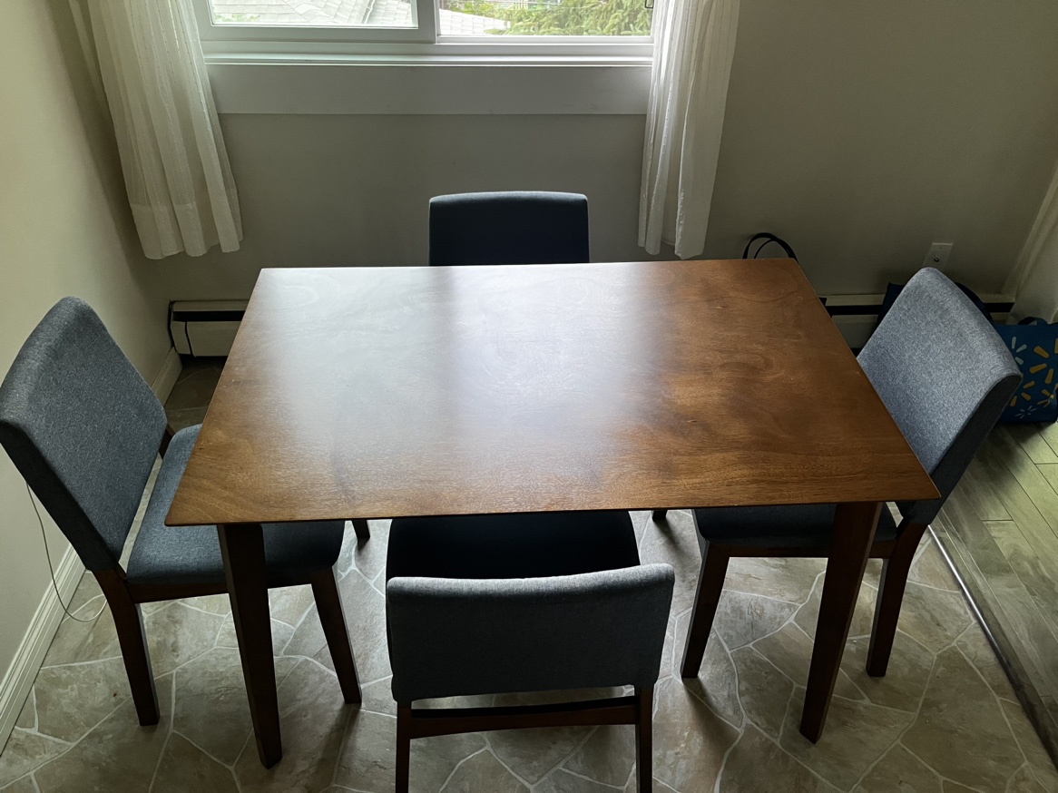 Dining table and chairs - photo 2