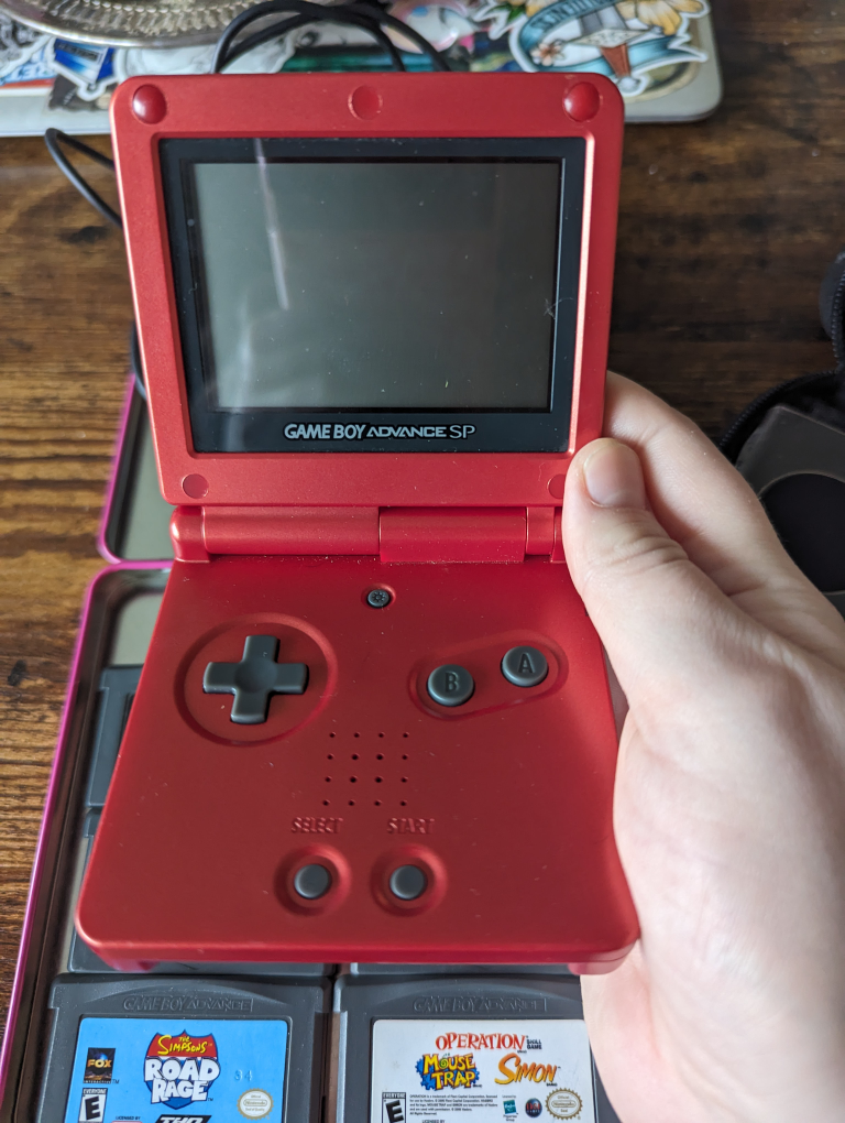 Game Boy Advance SP with Games - photo 2