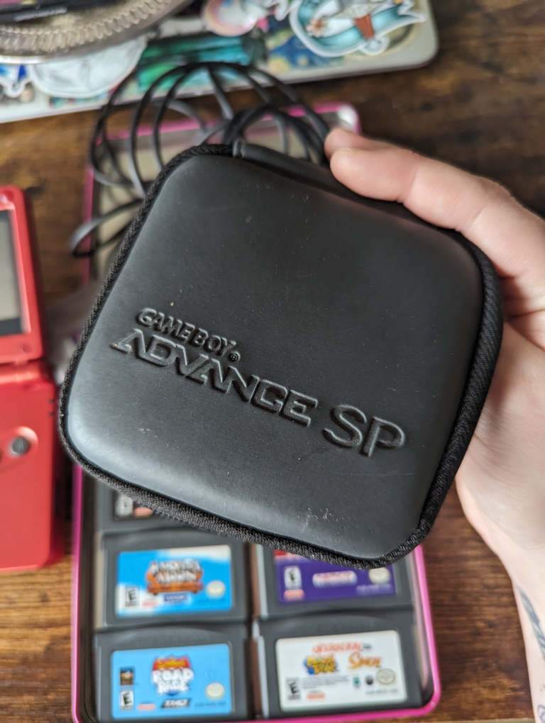 Game Boy Advance SP with Games - photo 5