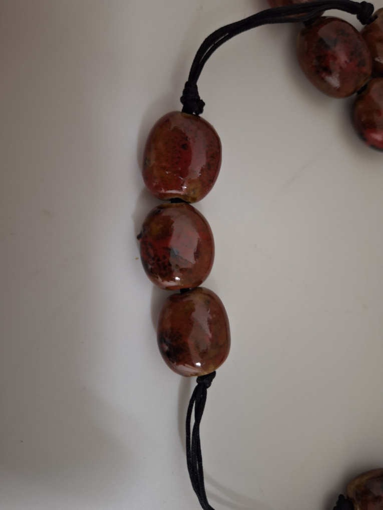 Gem stone long necklace New with gift box image indicator(3)