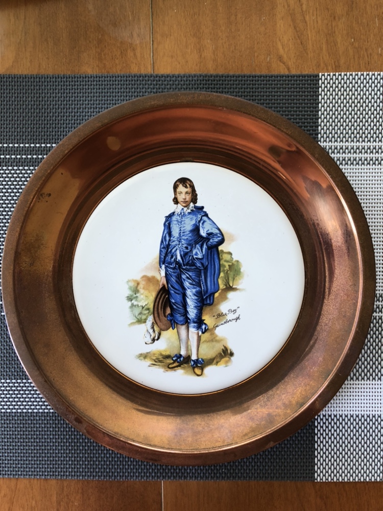 “ Blue Boy Gainsborough Vintage Plate “