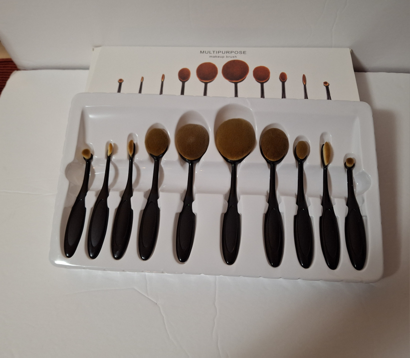 Silver Star Mermaid Multi-purpose Brushes 10pcs image indicator(4)