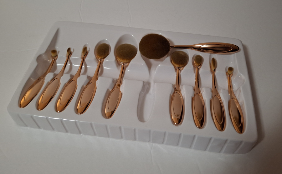 Silver Star Mermaid Multi-purpose Brushes 10pcs image indicator(8)