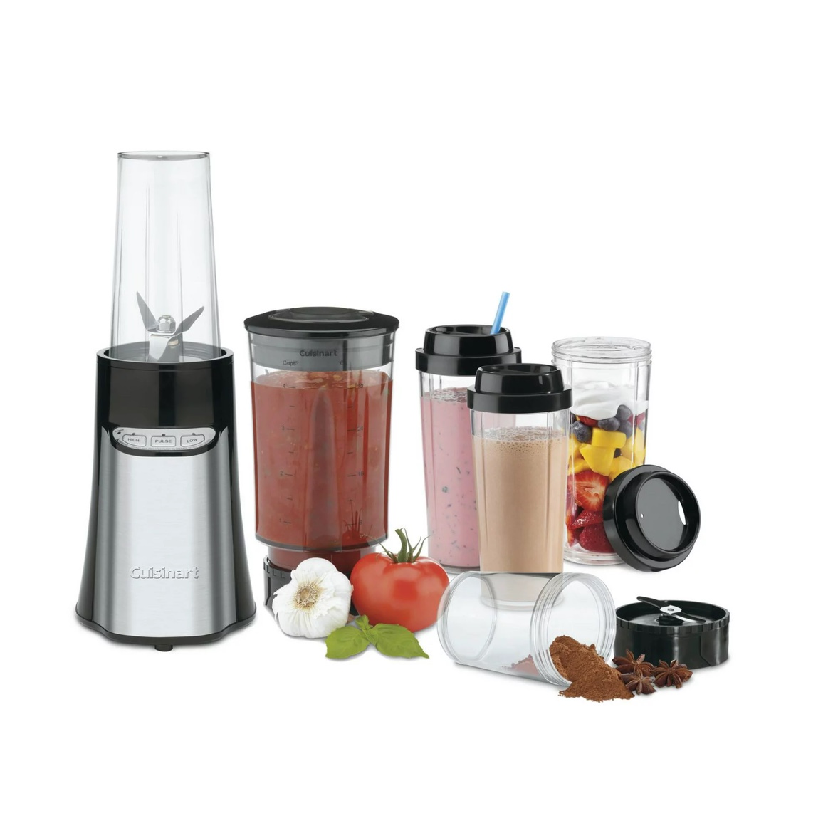 New Cuisinart 15-PIECE COMPACT PORTABLE BLENDING/CHOPPING SYSTEM - photo 2