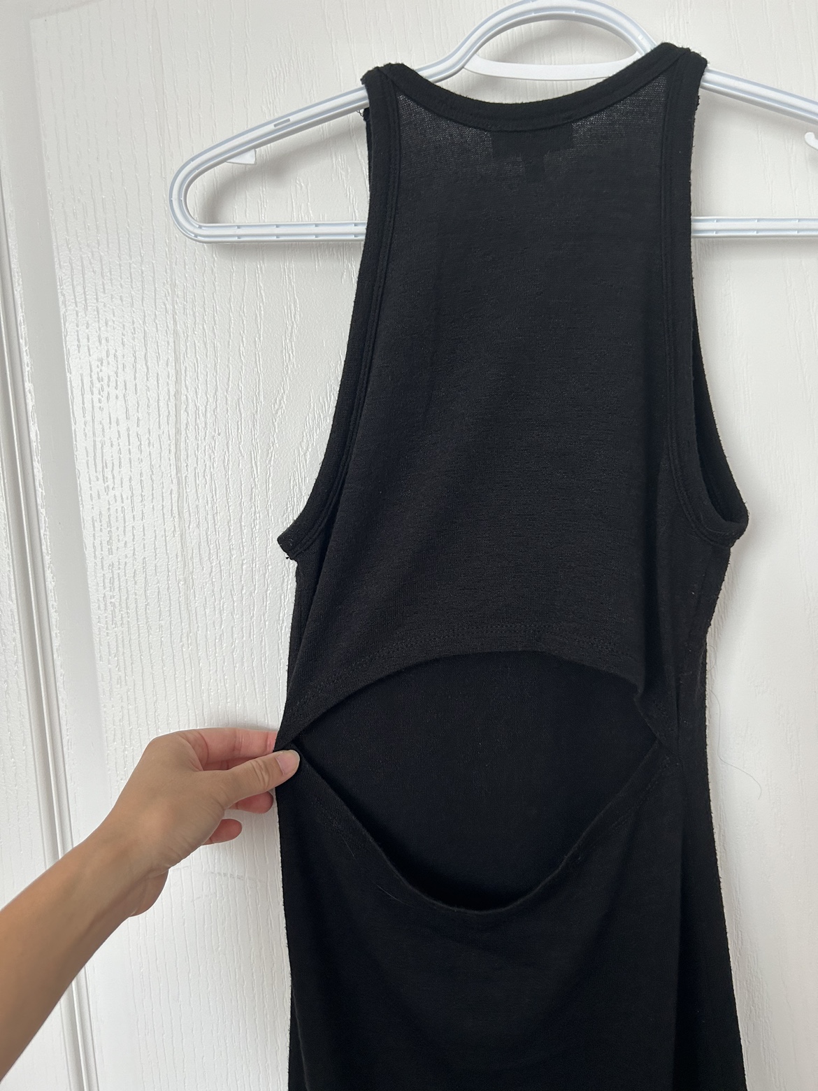 Wilfred Free black bodycon dress (2 way) image indicator(5)