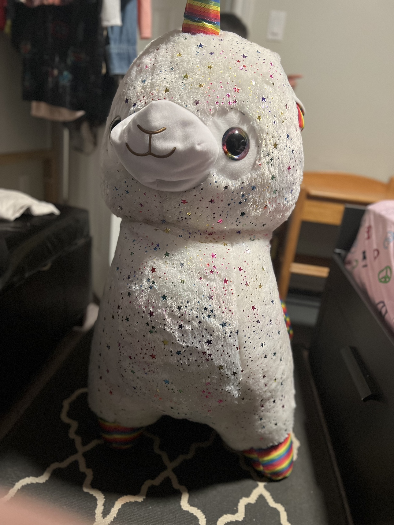 Large Sitting Unicorn Plush - photo 2