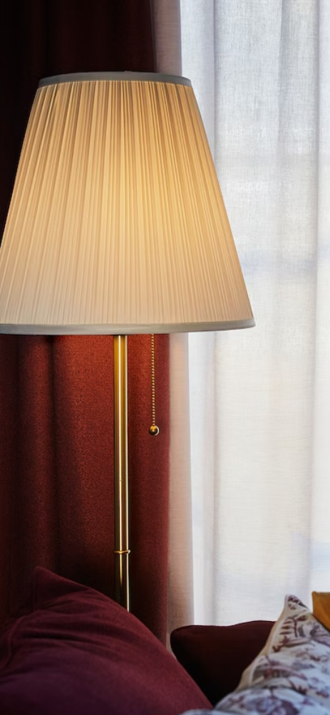 Brass floor lamp - (New)