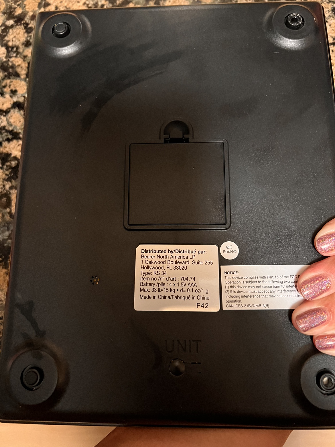 Beurer kitchen scale - photo 3