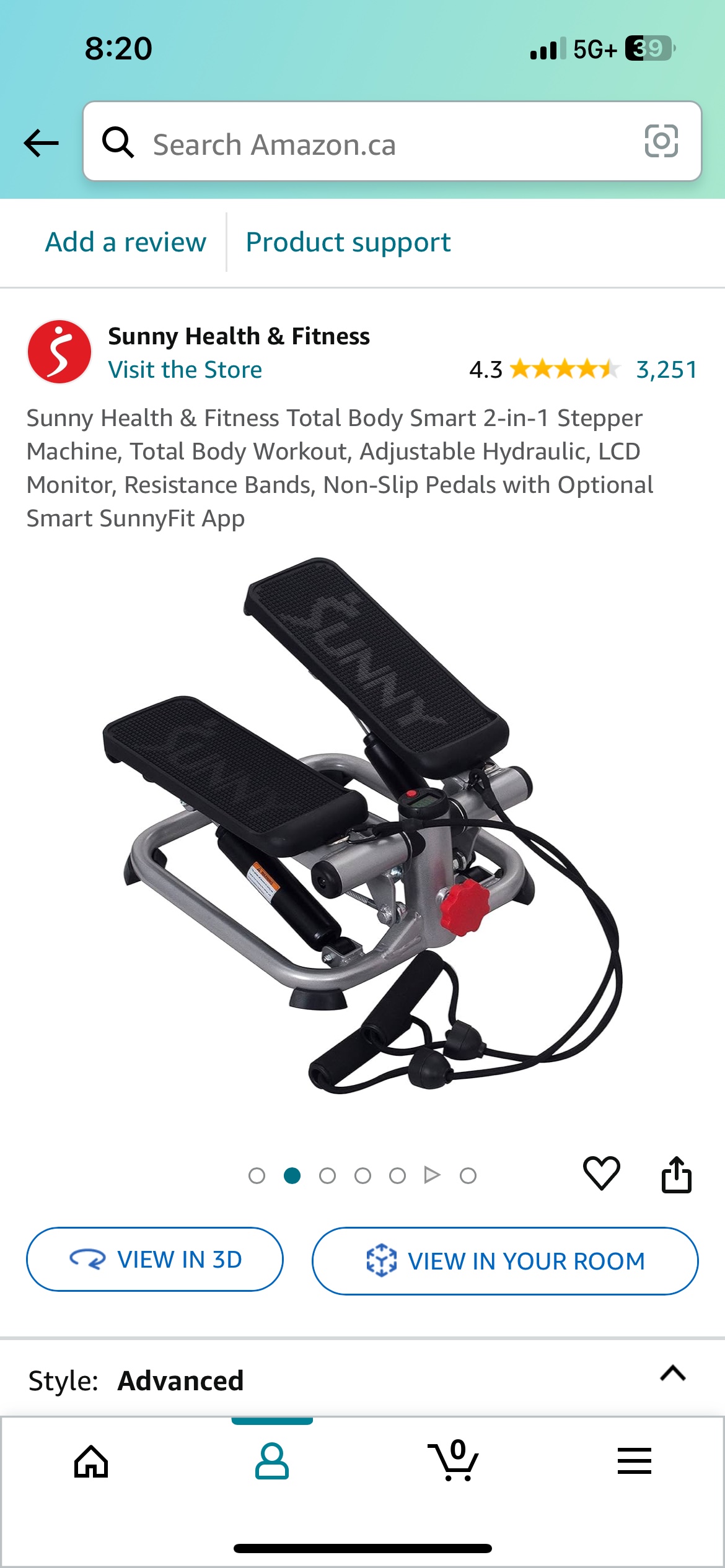 Workout stepper