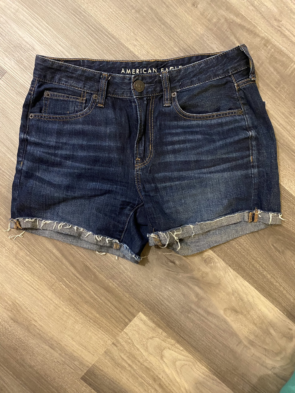 AE denim shorts size 4 thumbnail