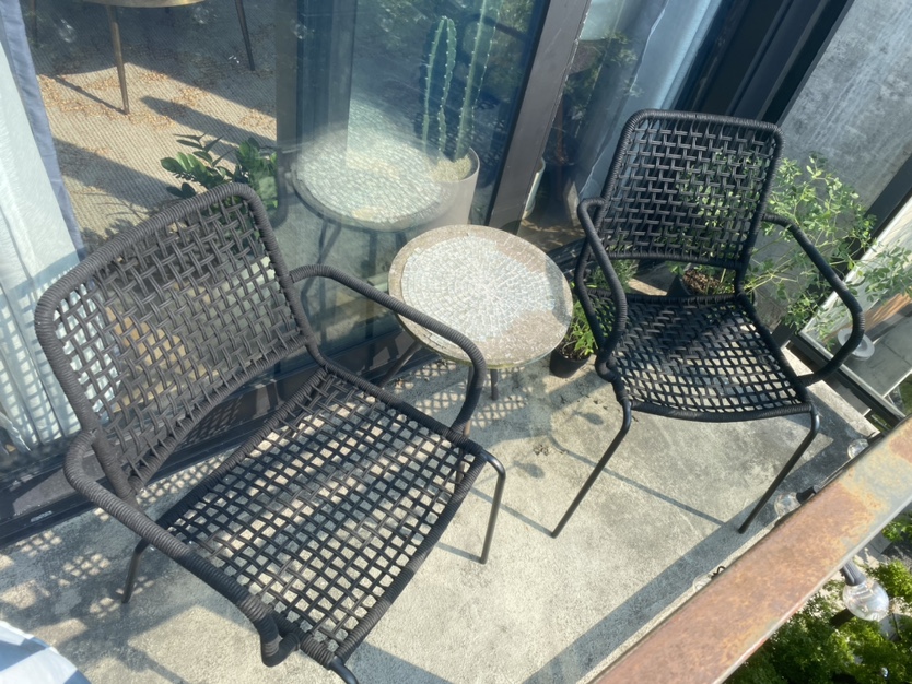 Two outdoor Article chairs