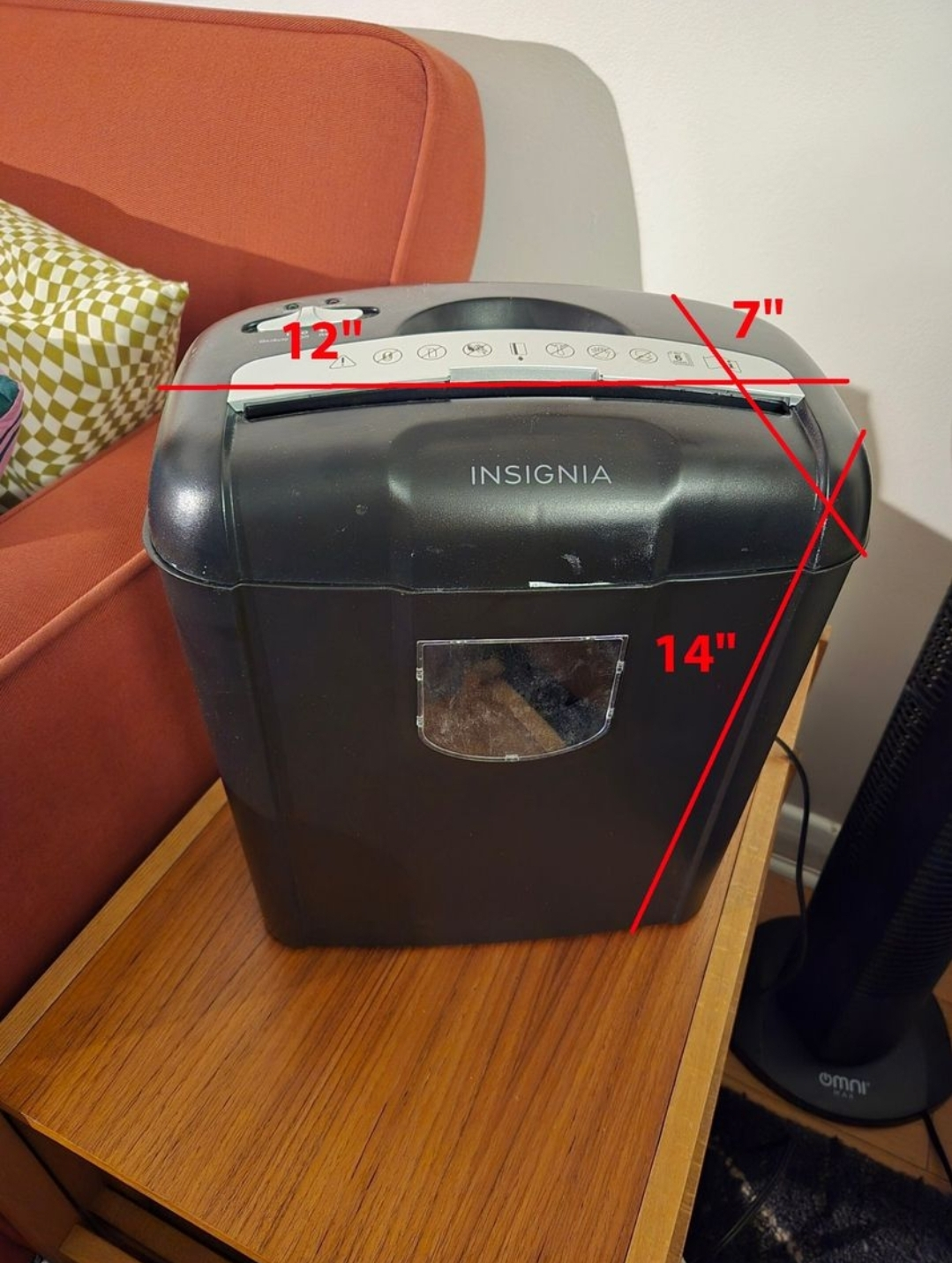 Insignia 6-Sheet Crosscut Shredder (NS-PS06CC) - photo 2