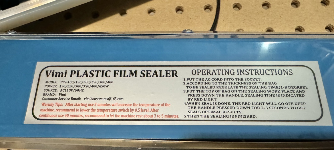 Impulse sealer image indicator(4)