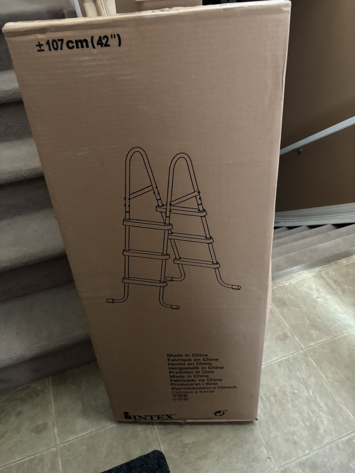 42” pool ladder