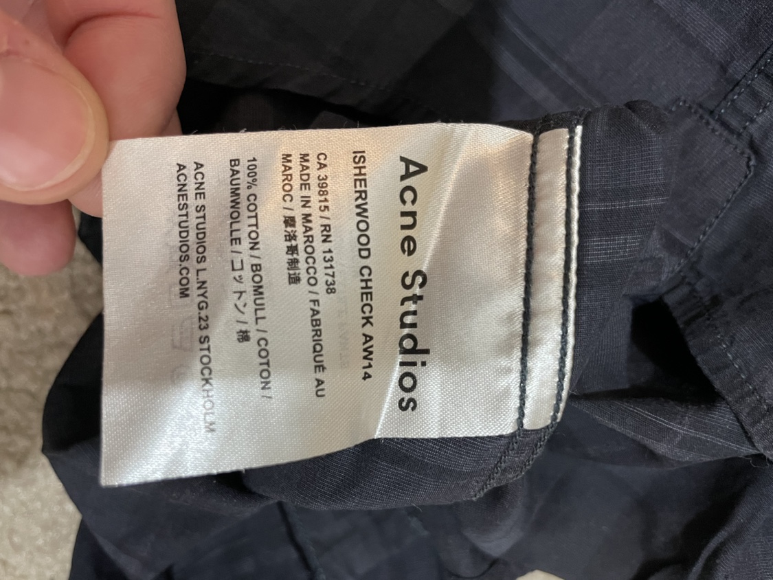 Mens ACNE dress shirt, size 48 - photo 4