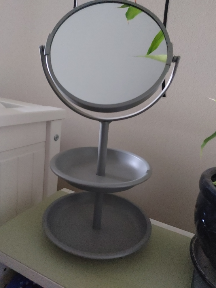 Jewelry/ Makeup Stand with Mirror thumbnail