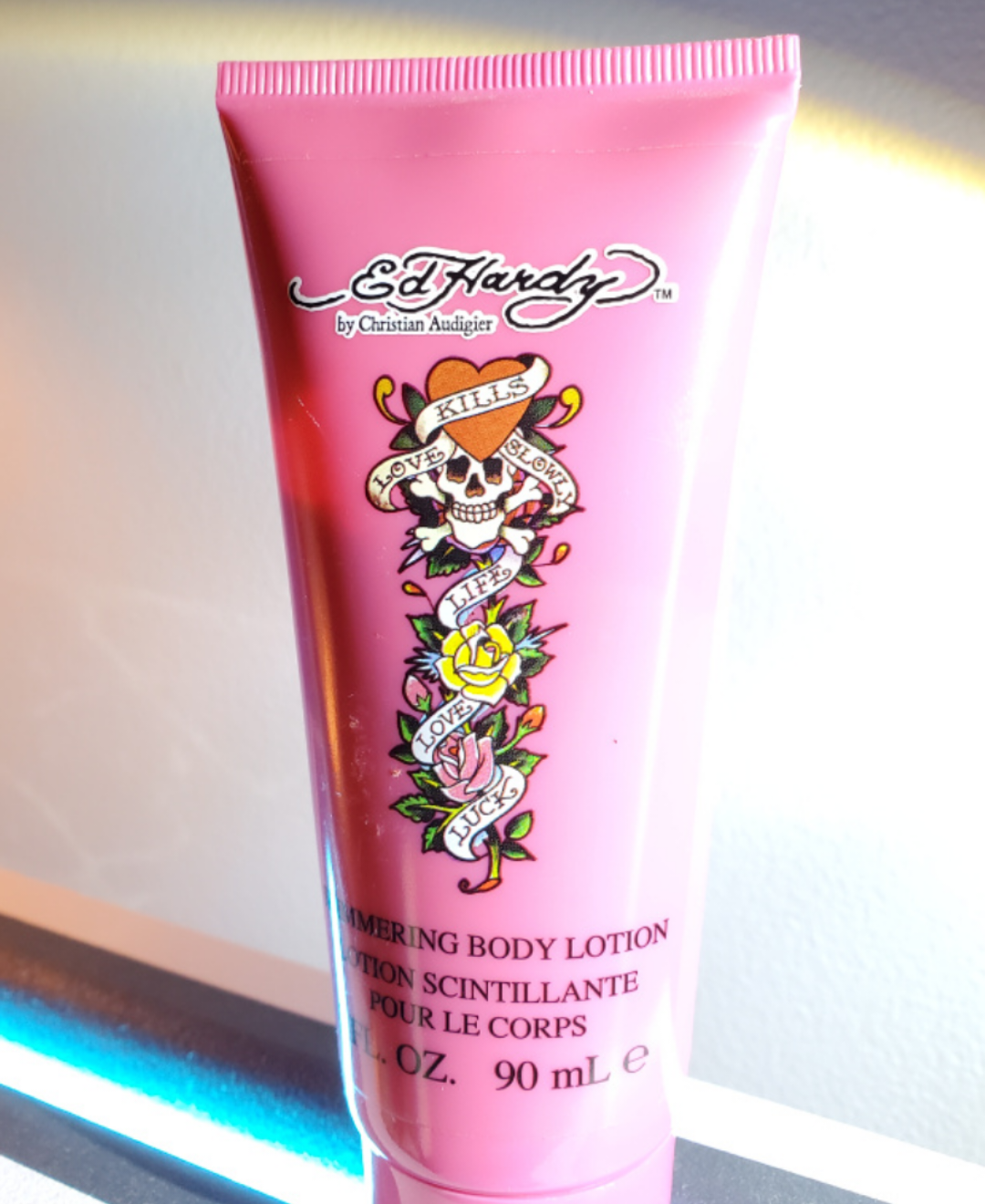 ED Hardy perfumed shimmer lotion -new. Life💮 Love❣️Luck🐞 thumbnail
