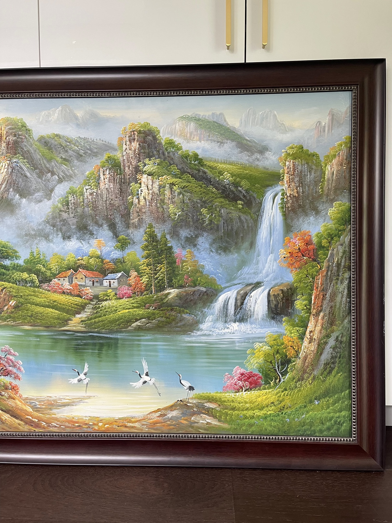 Framed painting 97x178 cm - photo 3