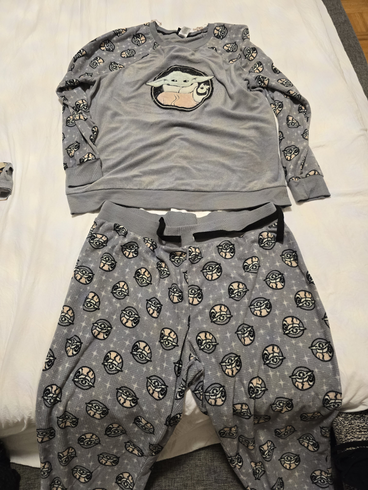 baby Yoda pj's XL thumbnail