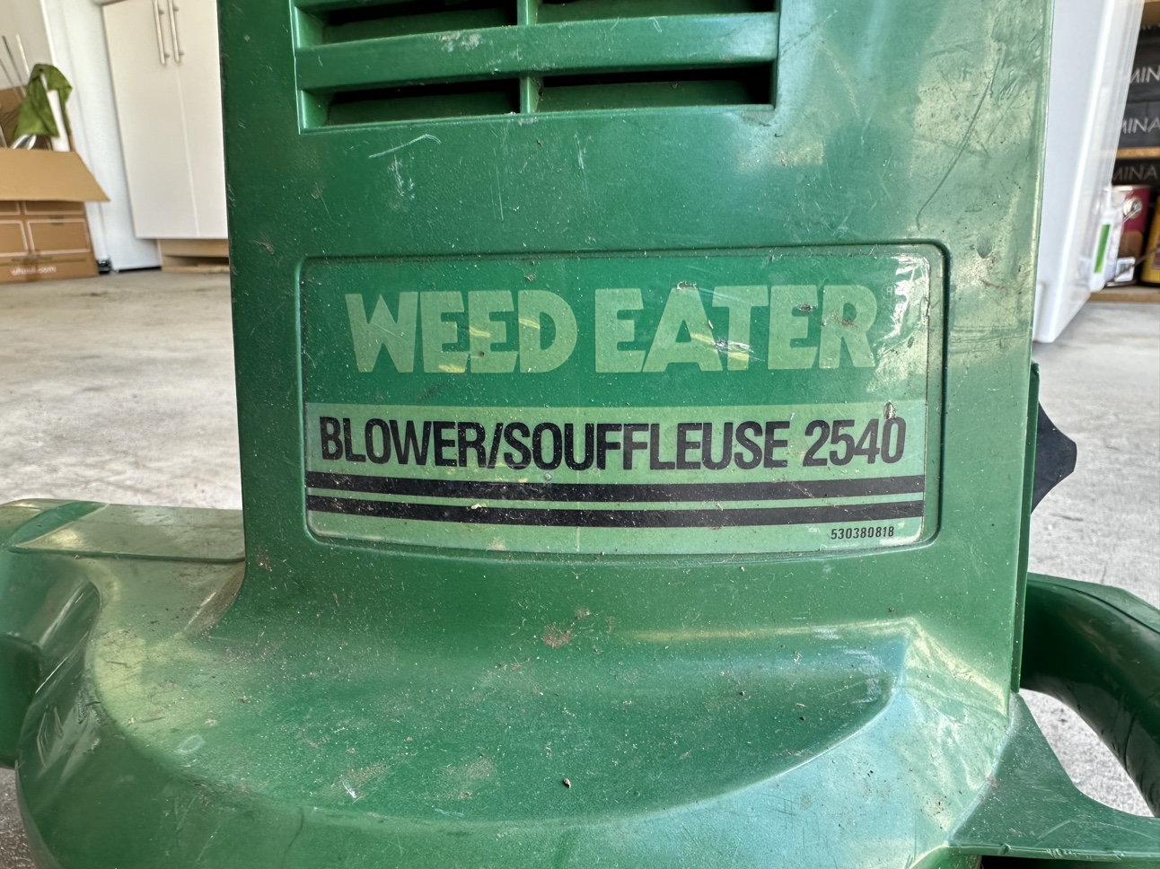 Weed Eater - Electric Hand-Held Leaf Blower - photo 2