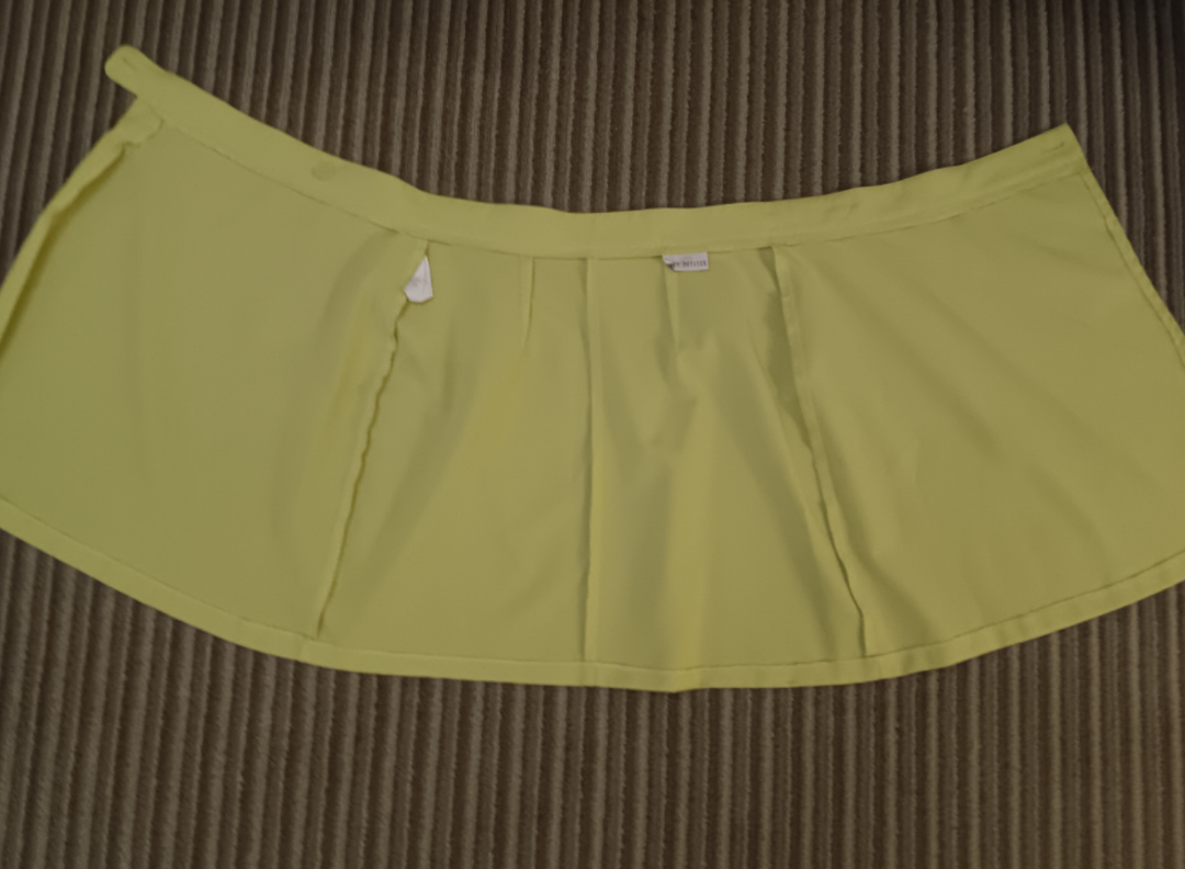 🌿 Suzy Petites Light Green Button-Up Skirt image indicator(5)