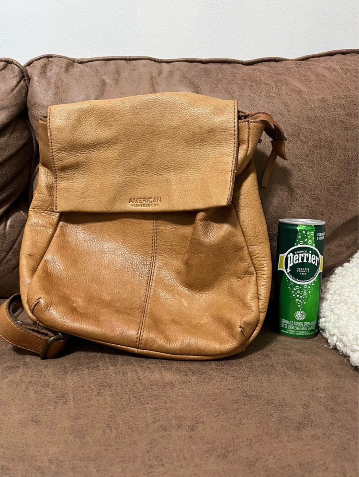 100% Genuine High Quality “American Leather Co” Backpack thumbnail