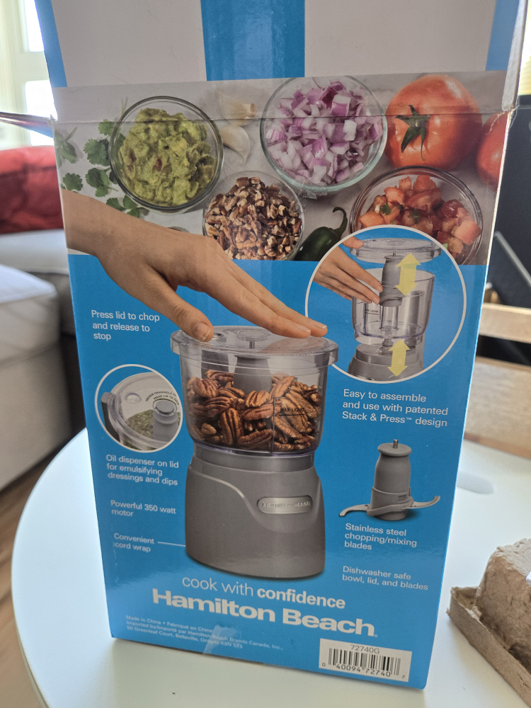 Hamilton Beach Stack and Press - Food Chopper - photo 2