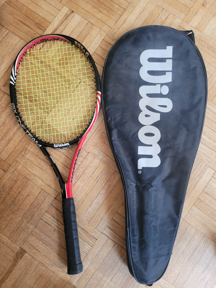 Wilson Six.One Team Racket with Racket Cover thumbnail