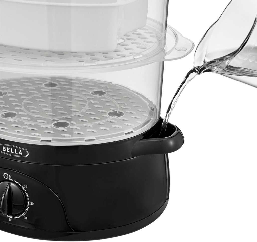 Bella - 9.5-Qt. 3-Tier Food Steamer - photo 3