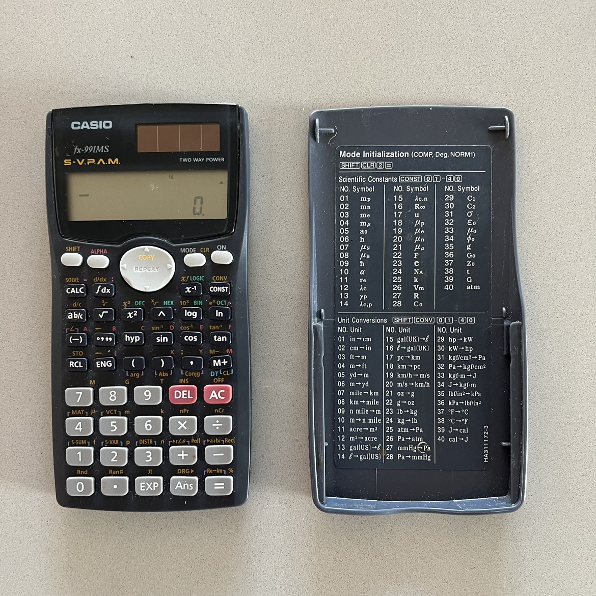 #freecycle Casio light-powered calculator