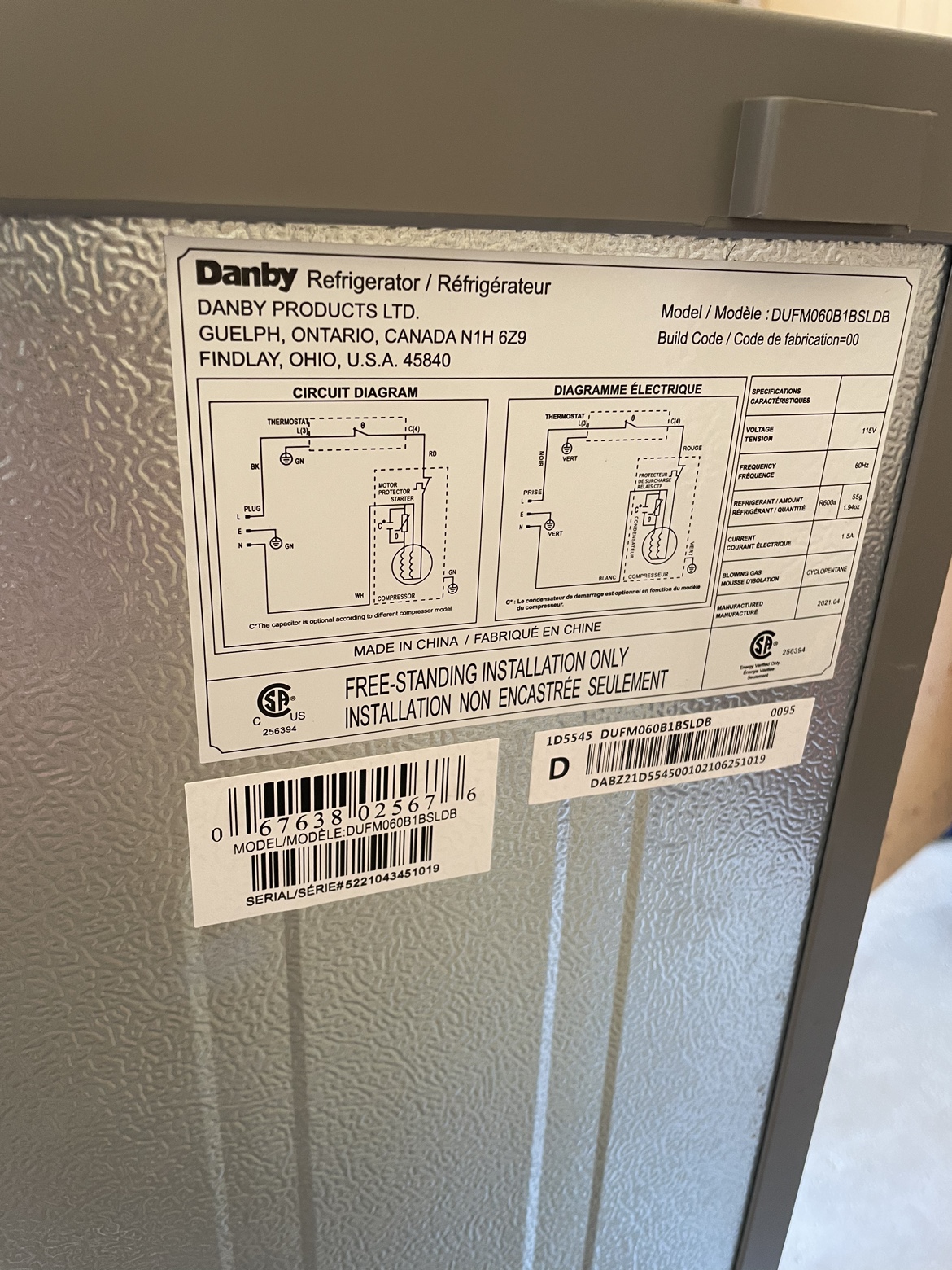 Danby standing freezer - photo 5