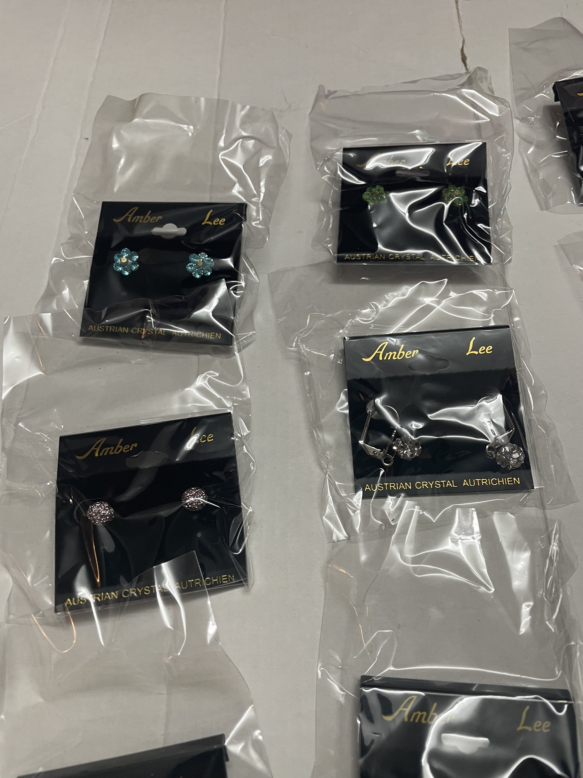 Amber lee Austrian crystal jewelry lot of 16 image indicator(3)