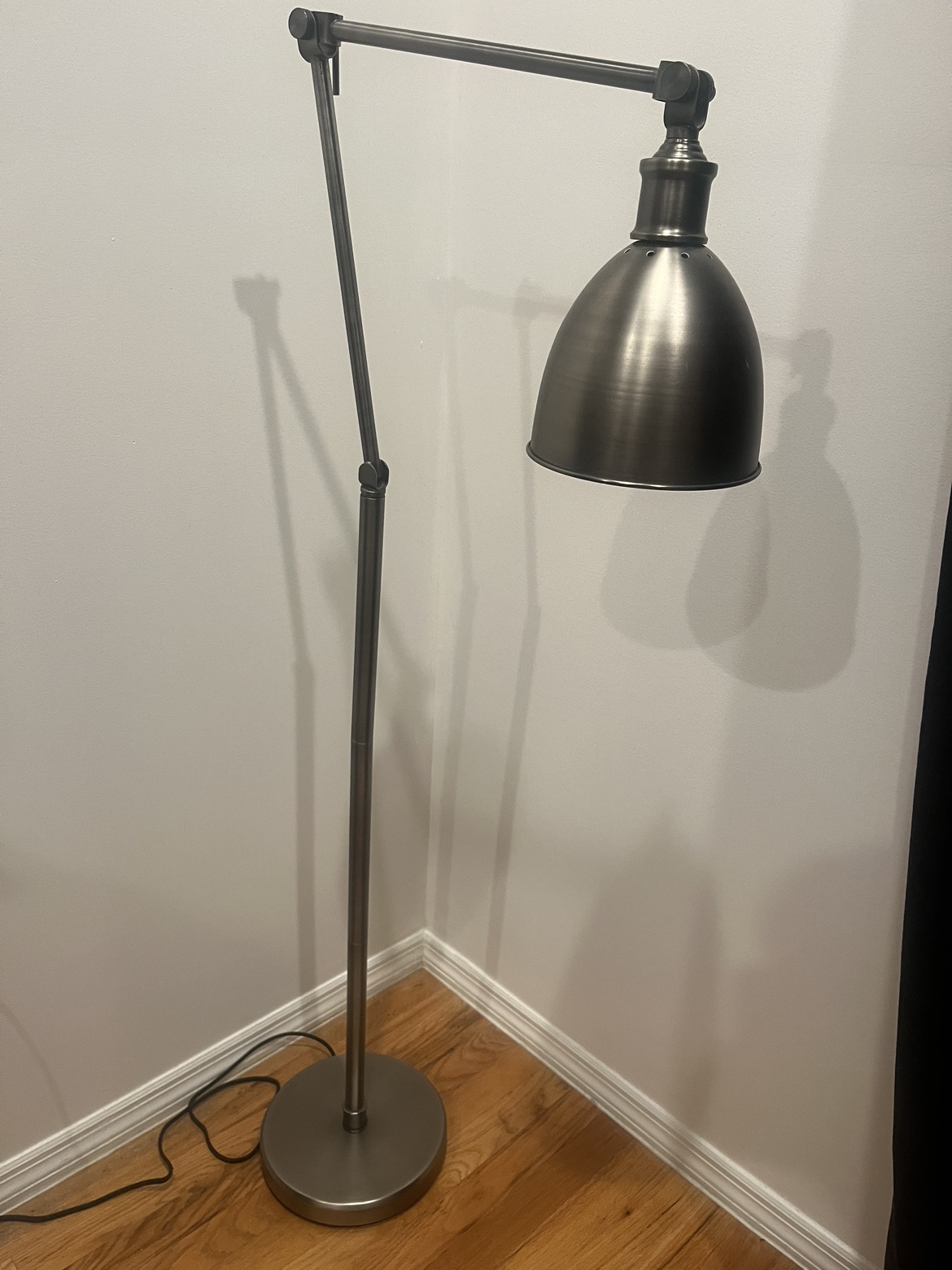 Silver Floor Standing Lamp