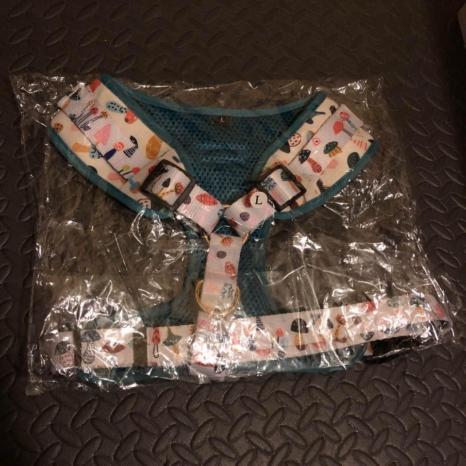 *New* Mushroom Mesh Harness (L)- back clip - Sniff and Bark image indicator(3)