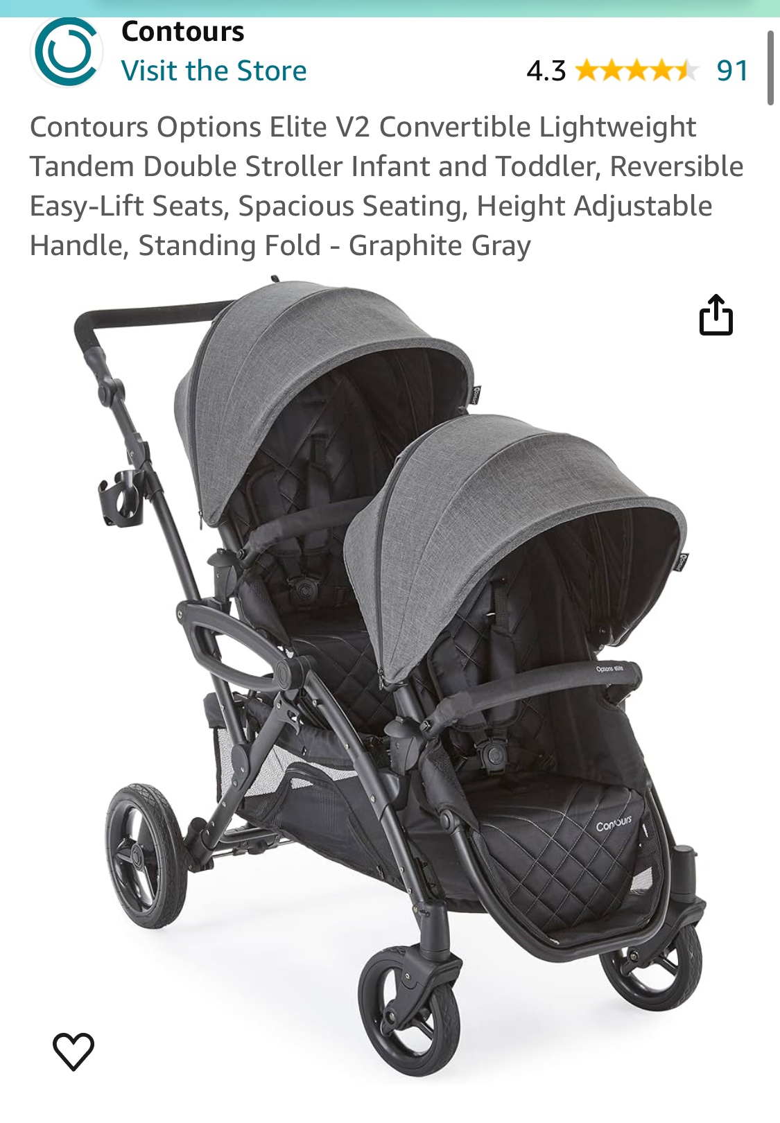 Double Stroller - photo 4