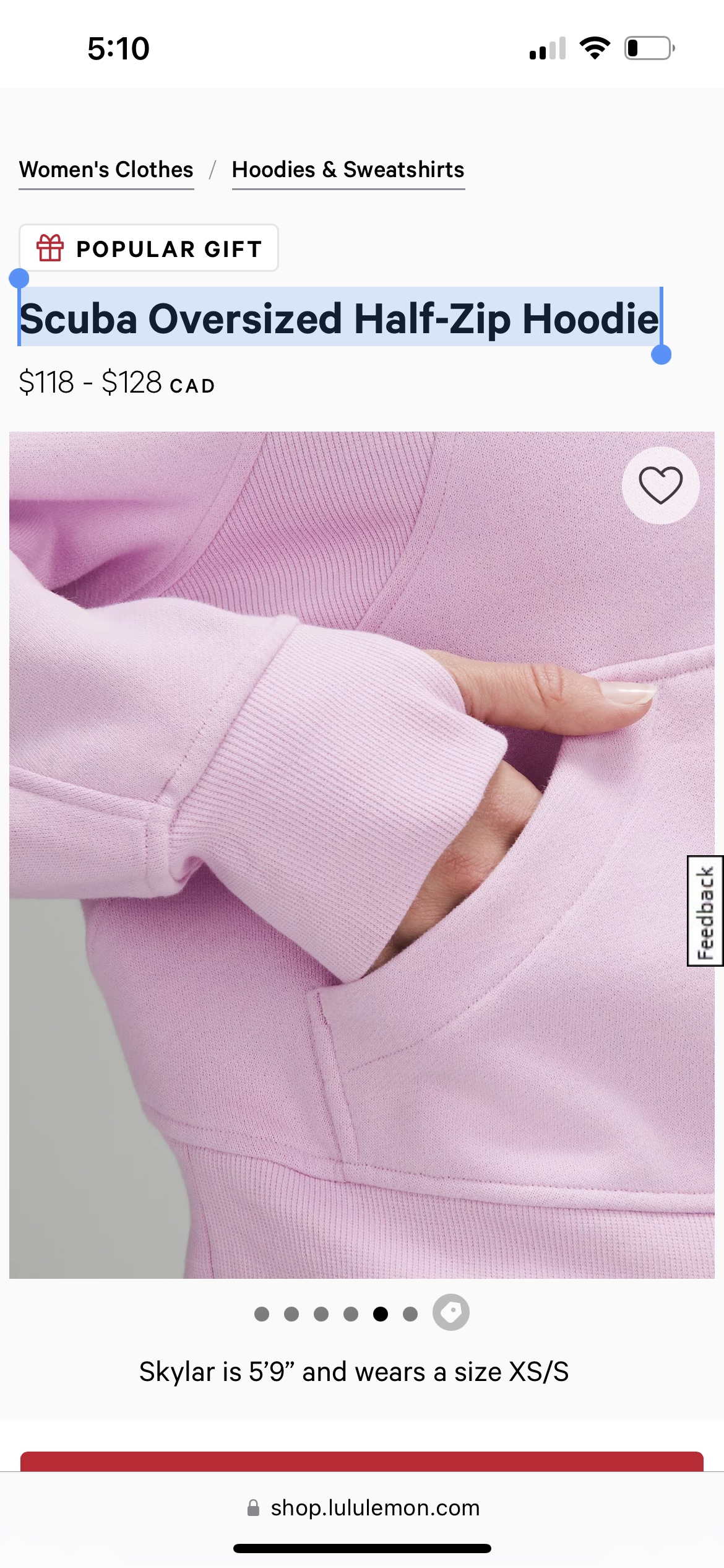 lululemon Scuba Oversized Half-Zip Hoodie✨new - photo 4