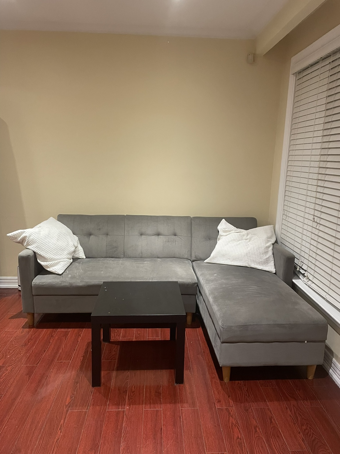 Sectional Sofa + Table