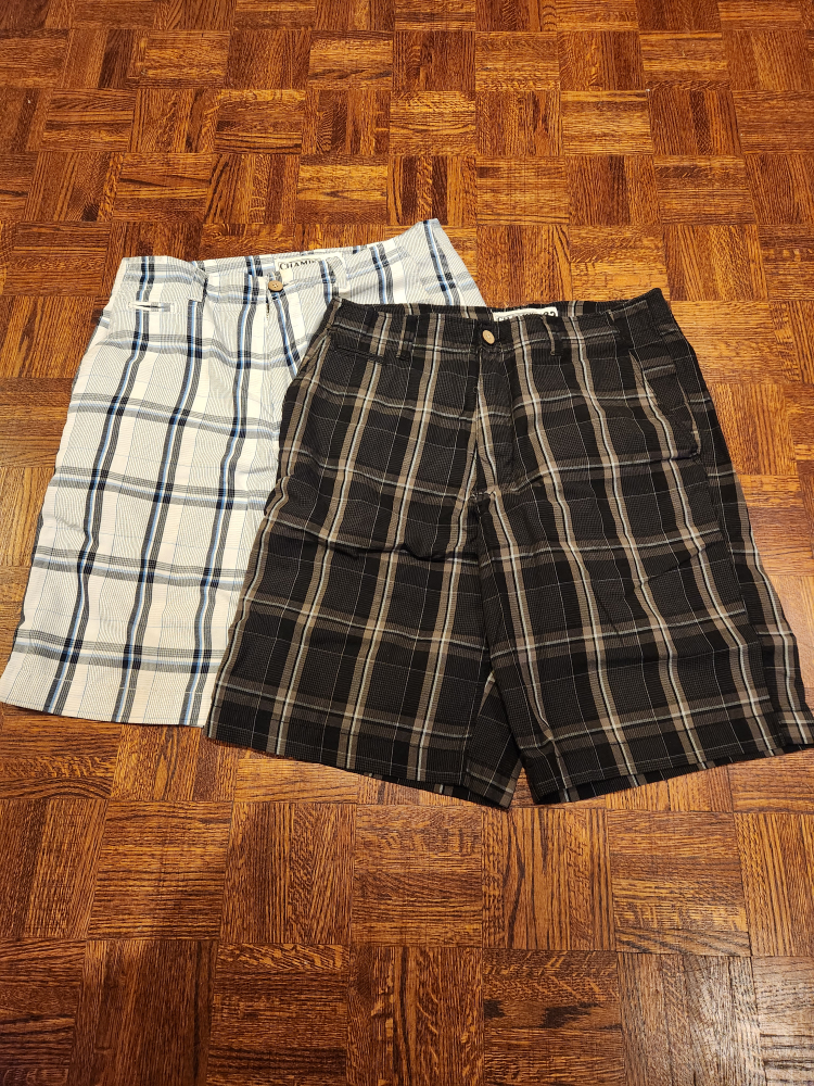 Men's champ shorts, 2 pairs - size 32
