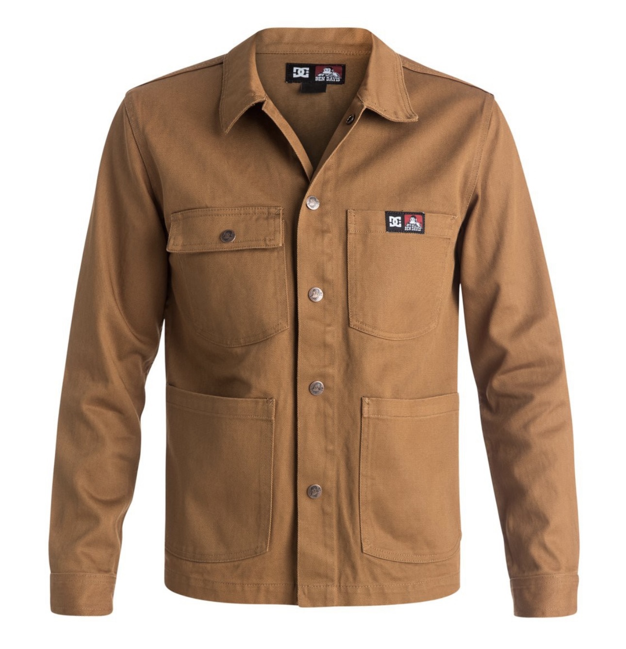 DC Ben Davis Front Snap Jacket DC Wheat Brandnew (Medium) thumbnail