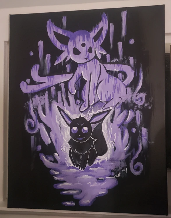 (Pokemon) Espeon Painting thumbnail