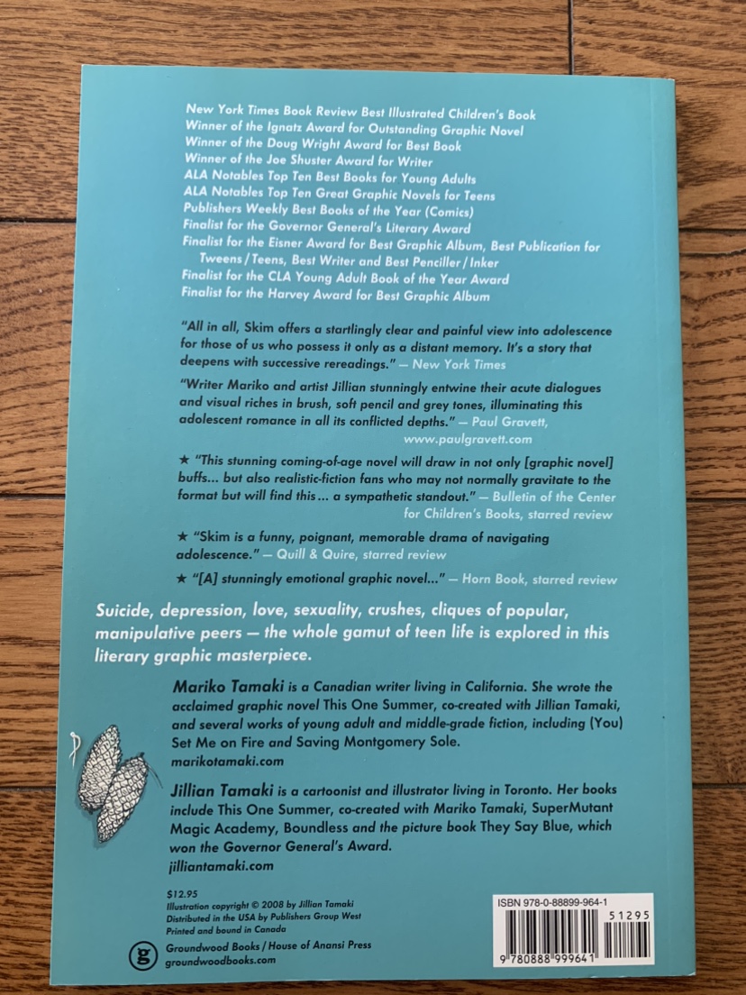 Skim By Mariko Tamaki - Paperback Book - Declutter Sale image indicator(2)