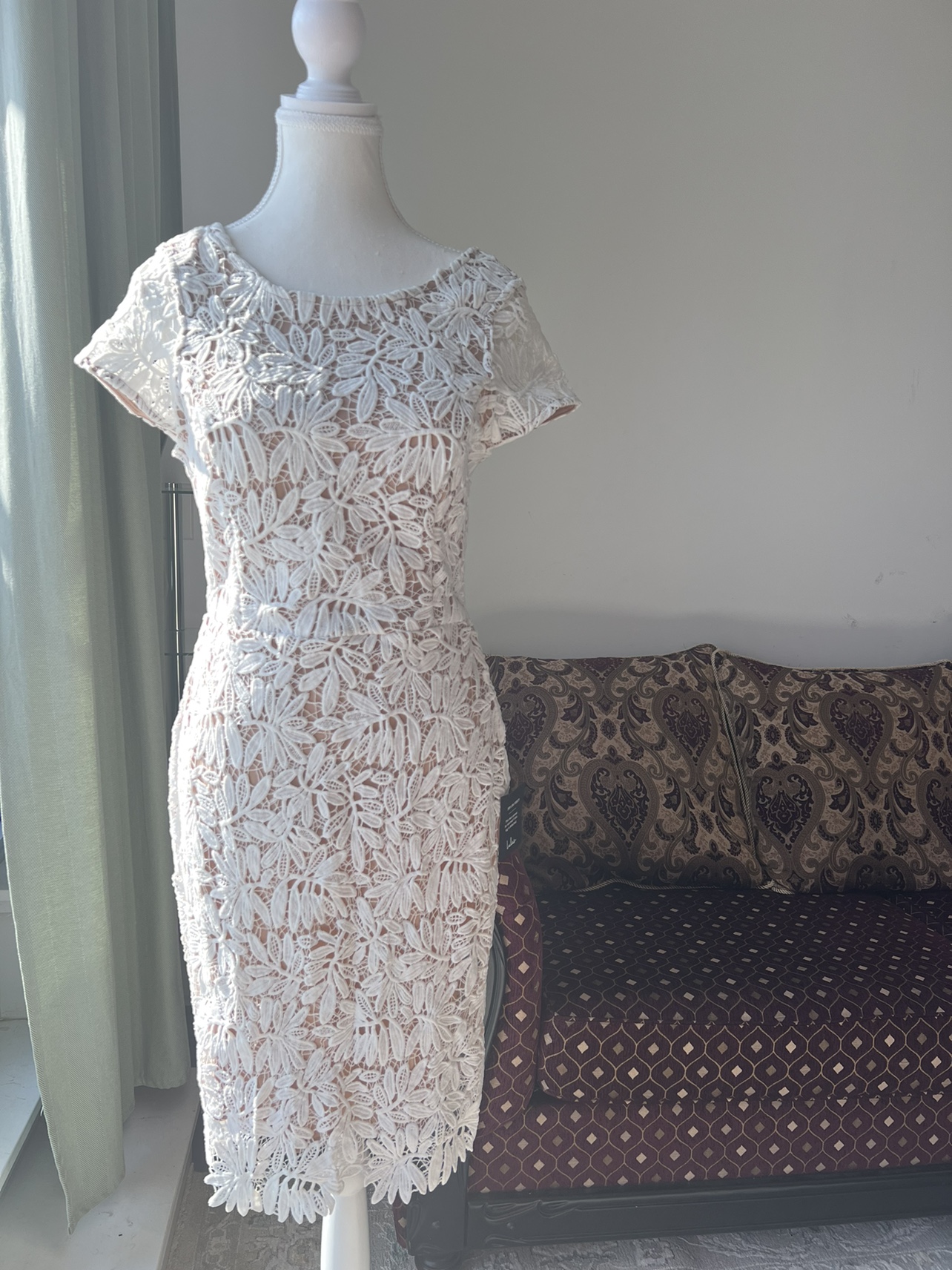 white Short dress