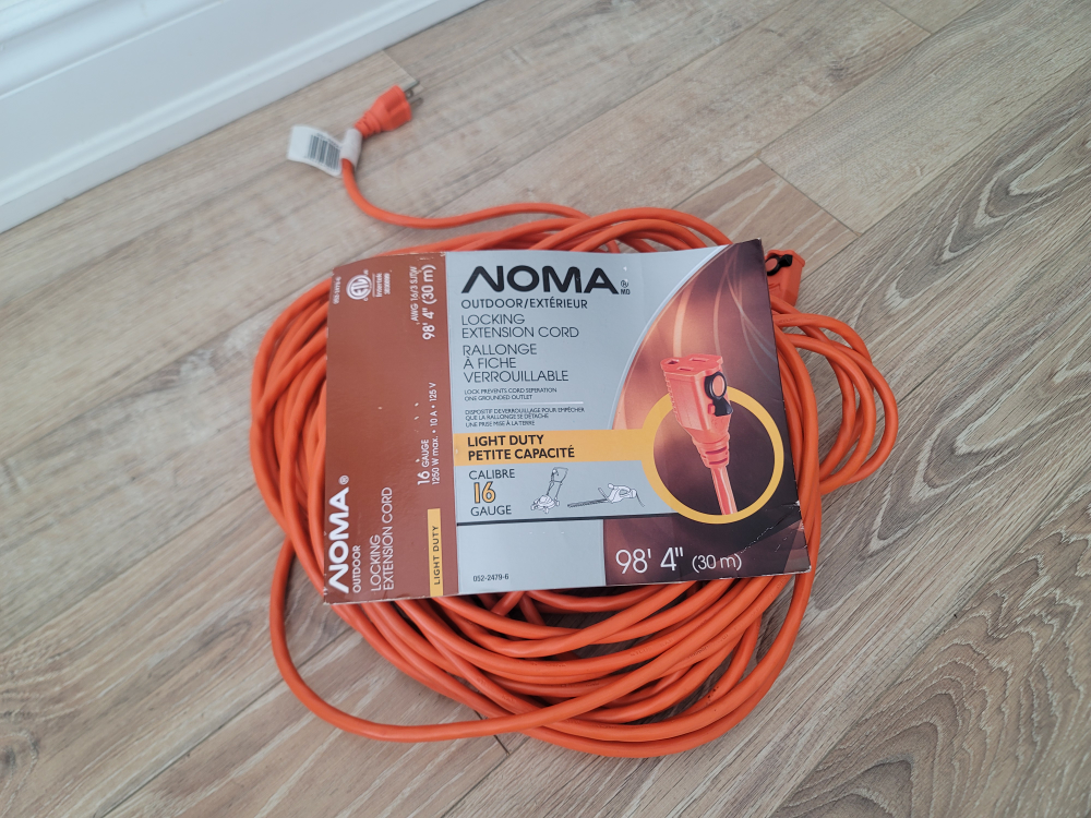 Outdoor locking extension cord(30m)